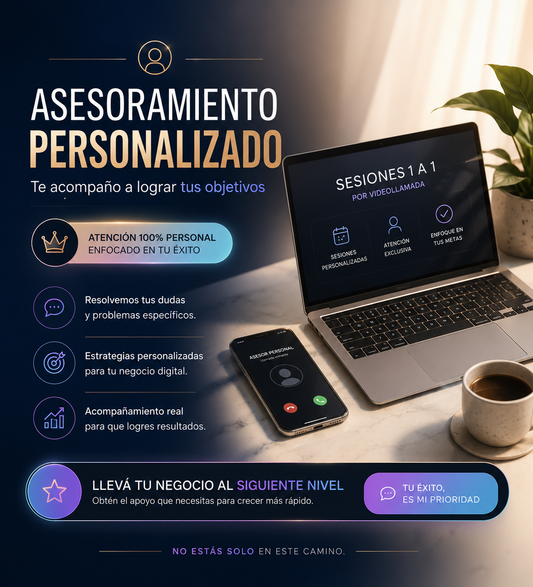 ASESORAMIENTO PERSONALIZADO (1 mes 100% personalizado)